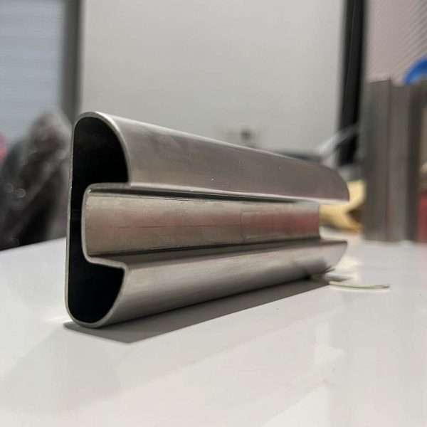 Stainless Steel Slotted D-Shape Pipe